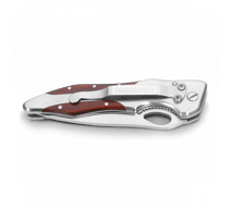 LAWRENCE mes van roestvrij staal en hout